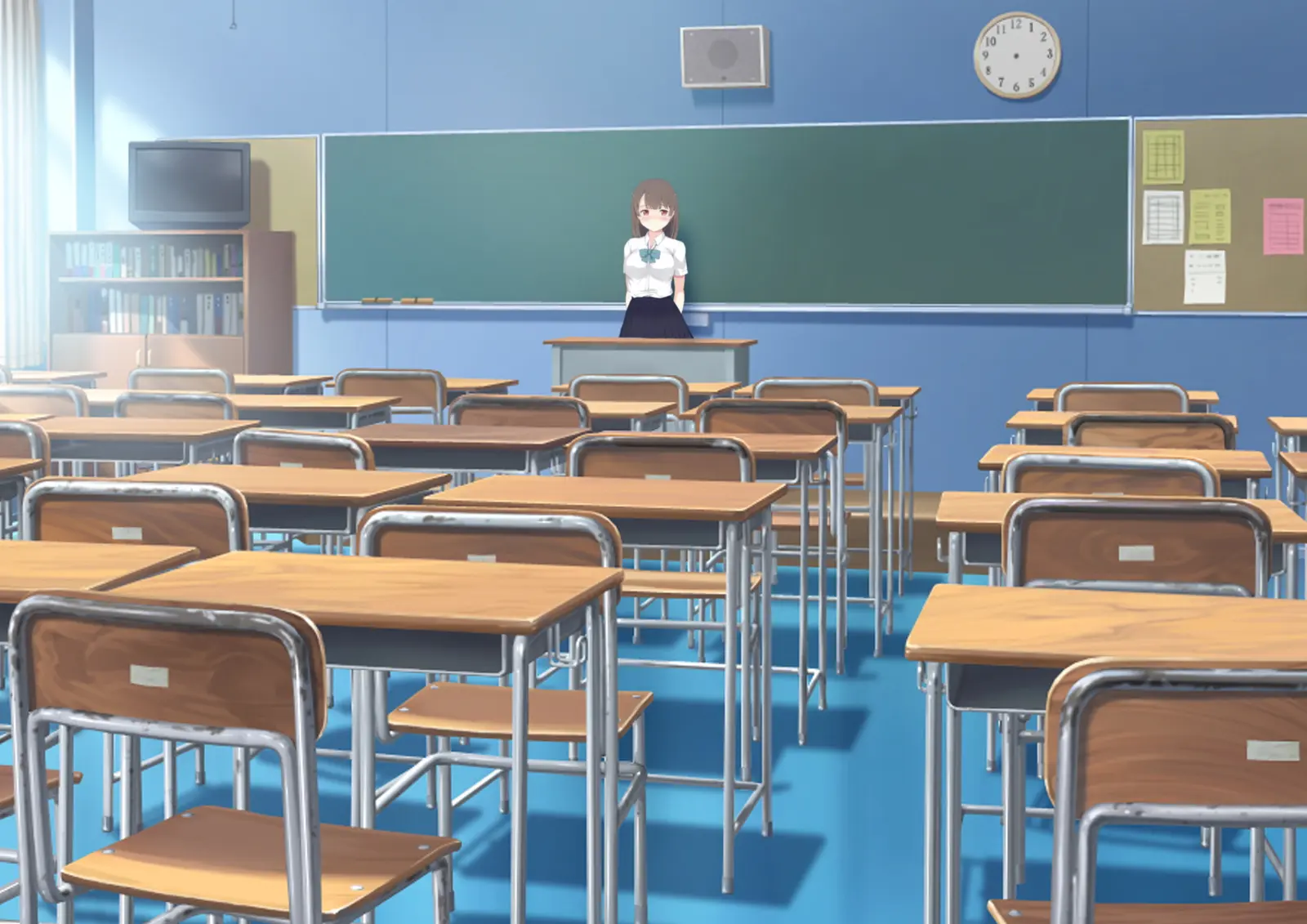 Daremo Inai Bokou Wa JK To Ore No Sex Himitsu Kichi | 아무도 없는 모교는 여고생과 나의 섹스 비밀기지
